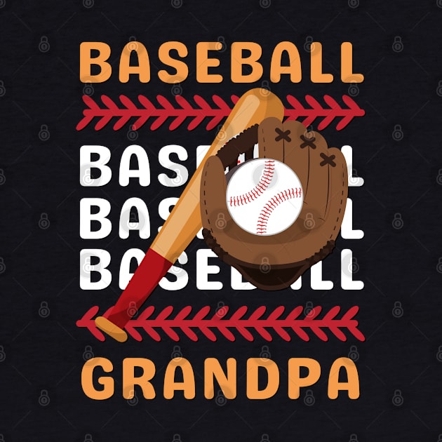 My Favorite Baseball Player Calls Me Grandpa Gift for Baseball Grandfather by BoogieCreates